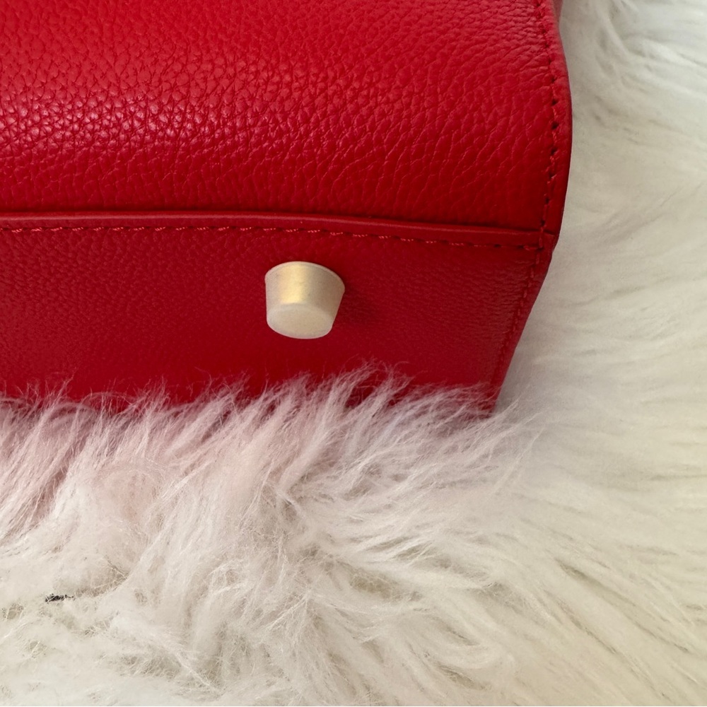 Moncrief Red Leather Tote Bag - Picture 9 of 14